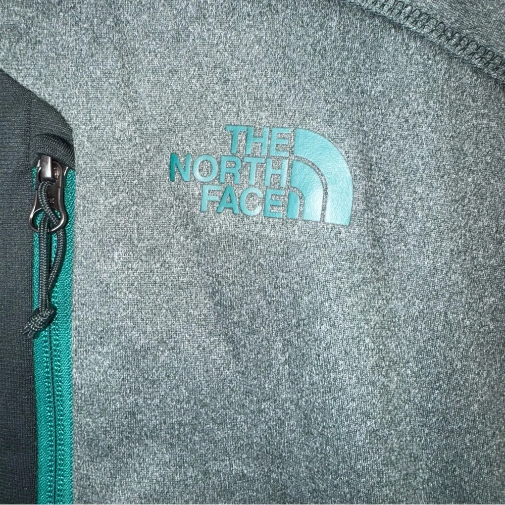 The North Face Men’s Green Full‎ Zip Jacket Pockets Size XL